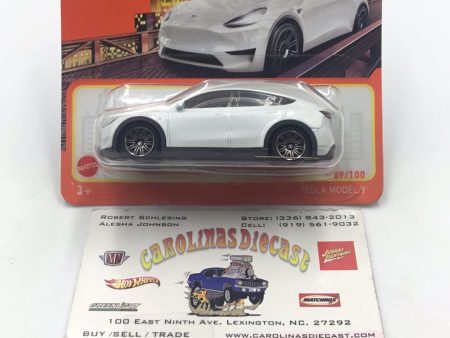 2023 matchbox #89 Tesla Model Y SC Short Card 49E Hot on Sale