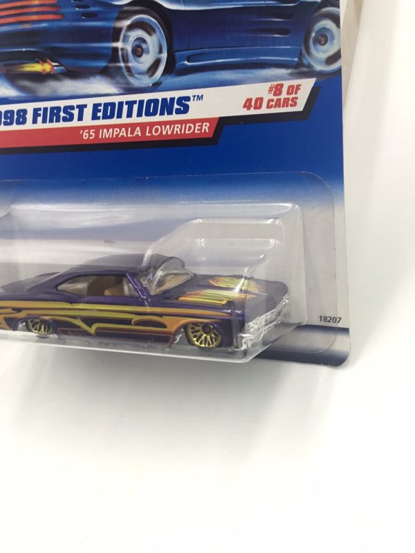 1998 hot wheels #635 65 Impala lowrider 16D Online Hot Sale