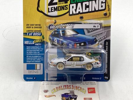 Johnny Lightning 1986 Ford thunderbird stock car White Lightning Supply