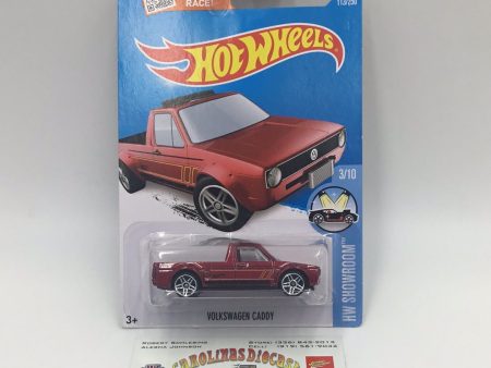 2017 Hot Wheels #113 Volkswagen Caddy Red II9 Online Sale