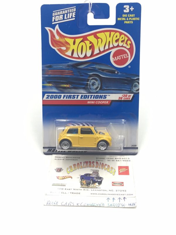 2000 Hot Wheels #90 Mini Cooper Metal base Pop off body read description 64C For Discount