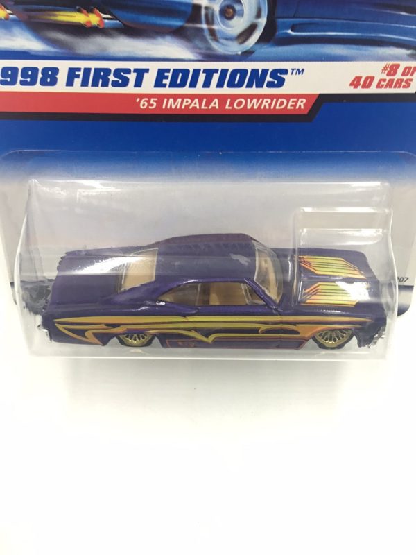 1998 hot wheels #635 65 Impala lowrider 16D Online Hot Sale