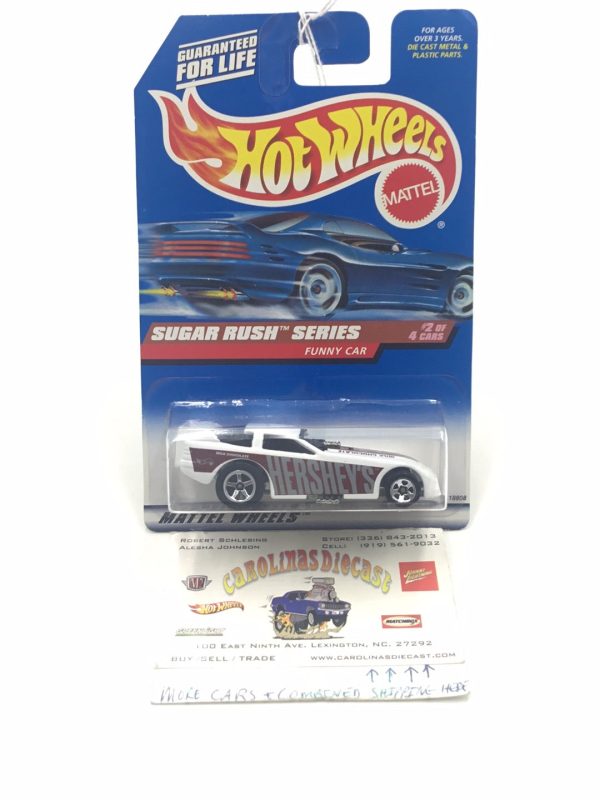 1998 hot wheels #742 Funny Car Hershey U3 Discount