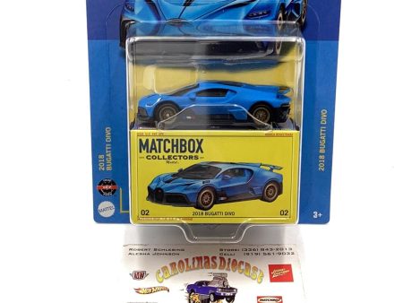 2023 matchbox Collectors 2018 Bugatti Divo 2 20 169G Hot on Sale