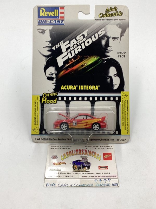 2002 Revell The Fast and the Furious Acura Integra #101 VHTF Supply