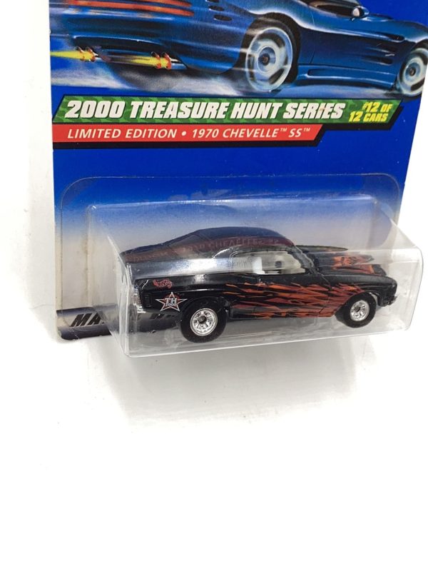 2000 Hot Wheels Treasure Hunt #60 1970 Chevelle SS real riders EE3 Supply