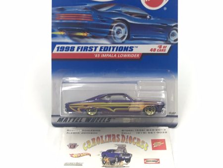 1998 hot wheels #635 65 Impala lowrider 16D Online Hot Sale