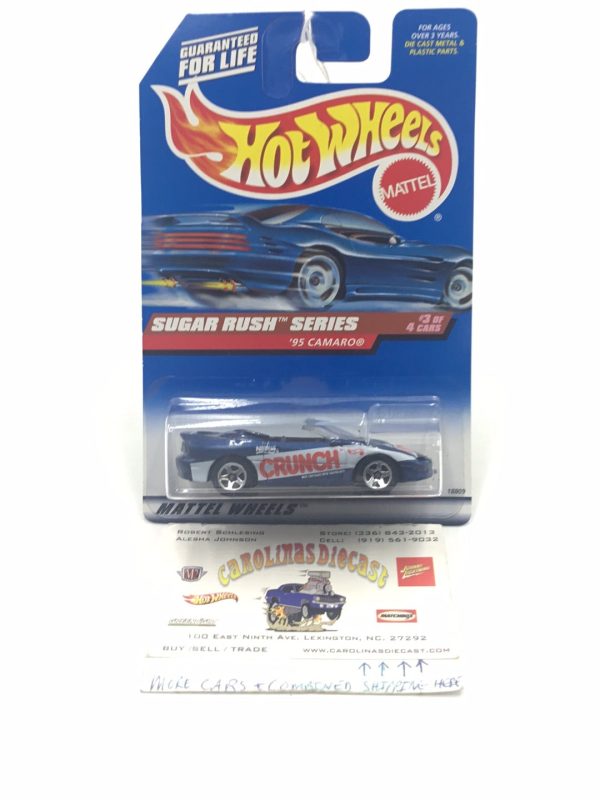 1998 hot wheels #743 95 CAMARO crunch 16C Online Hot Sale