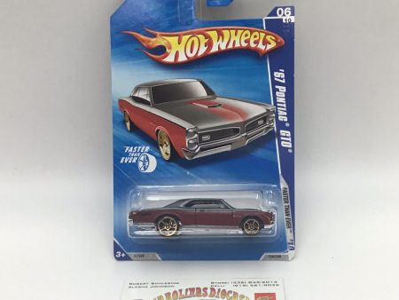 2010 Hot Wheels #134 ‘67 Pontiac GTO faster than ever wheels FTE BB2 For Cheap