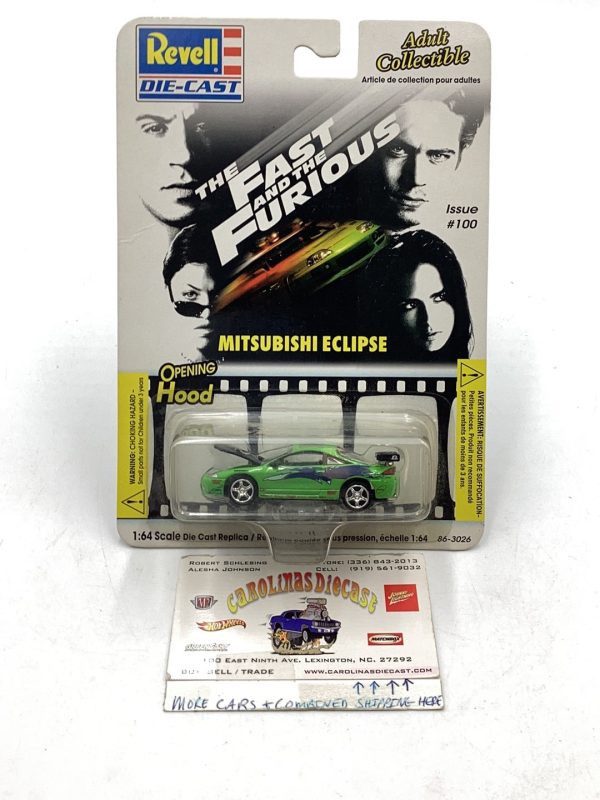 2002 Revell The Fast and the Furious Mitsubishi Eclipse #100 VHTF Online now