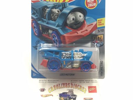 2020 hot wheels  #125  Loco Motorin Thomas The Train cracked blister 123A Discount