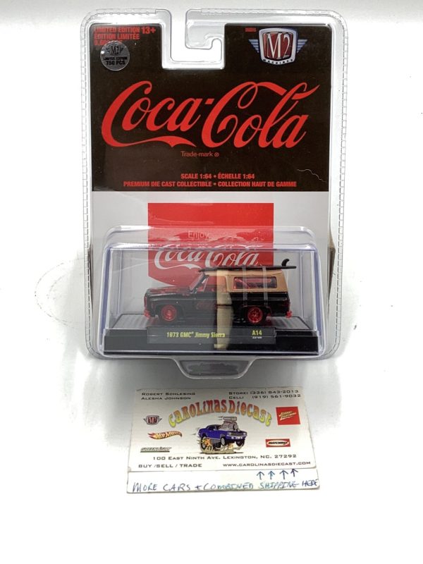 M2 Machines Coca Cola 1973 GMC Jimmy Sierra A14 Chase Hot on Sale