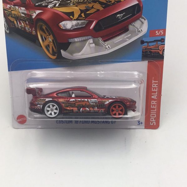 2022 hot wheels super treasure hunt Custom 18 Ford Mustang GT W  Protector Hot on Sale