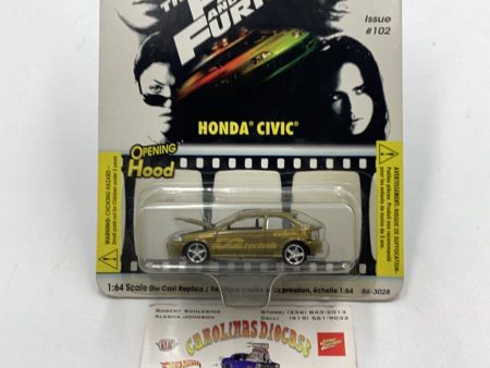 2002 Revell The Fast and the Furious Honda Civic #102 VHTF on Sale