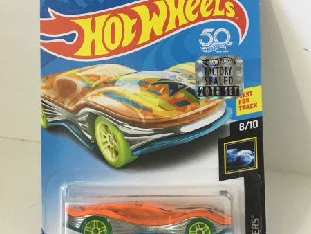 2018 Hot Wheels #228 Clear Speeder Factory sealed sticker UU4 Fashion