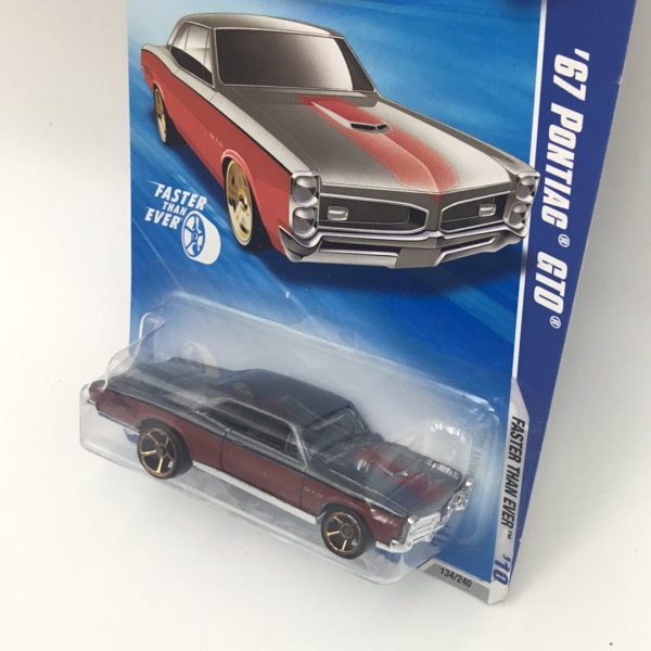 2010 Hot Wheels #134 ‘67 Pontiac GTO faster than ever wheels FTE BB2 For Cheap