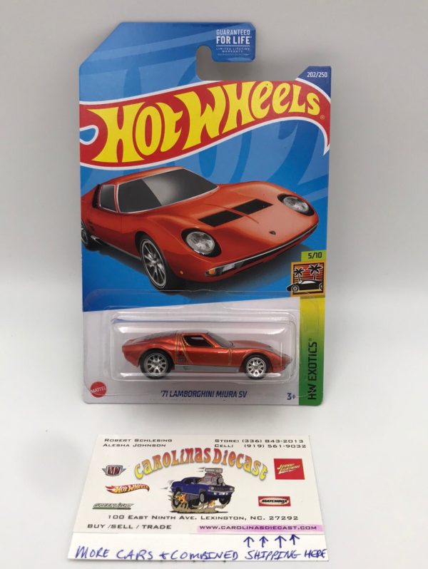 2022 hot wheels super treasure hunt 71 Lamborghini Miura SV W  Protector Fashion