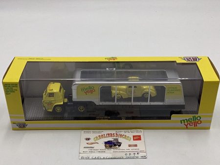 M2 Machines Mellow Yellow 1969 Dodge L600 COE & 1941 Willys Coupe TW23 Chase For Cheap