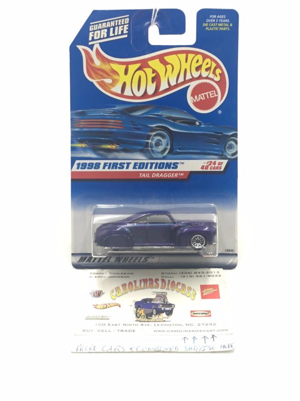 1998 hot wheels #659 Tail Dragger R2 Hot on Sale