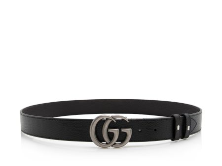 Gucci Leather GG Marmont Reversible Belt - Size 44   110 (22214) Online