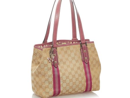 Gucci GG Canvas Jolicoeur Tote Bag (34727) For Discount