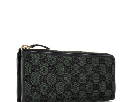 Gucci GG Imprime Zip Wallet (SHF-18680) For Discount