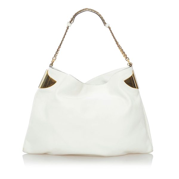 Gucci 1970 Leather Chain Hobo Bag (30869) on Sale