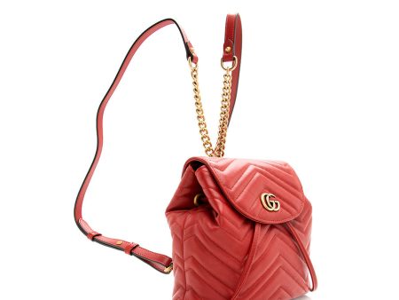 Gucci Matelasse Leather GG Marmont Mini Backpack (SHF-19948) Supply