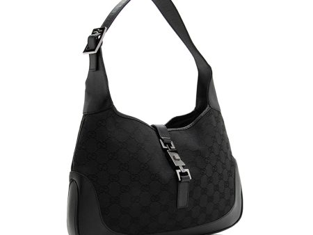 Gucci GG Canvas Jackie Hobo (SHF-20002) For Discount