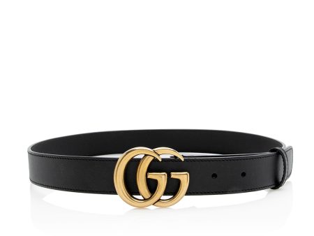 Gucci Leather GG Marmont Belt - Size 32   80 (22149) Supply