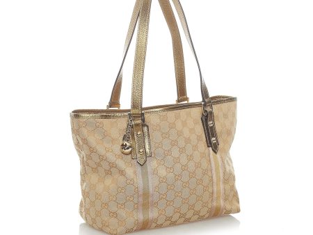 Gucci GG Canvas Jolicoeur Tote Bag (34745) Discount