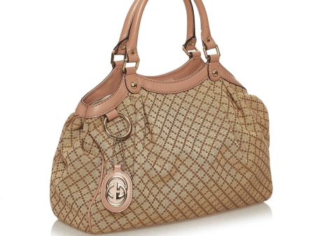 Gucci Diamante Sukey Canvas Tote Bag (29031) Online Hot Sale