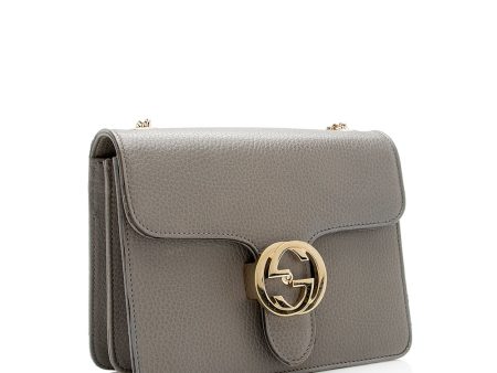 Gucci Leather Interlocking G Small Shoulder Bag (SHF-18285) on Sale