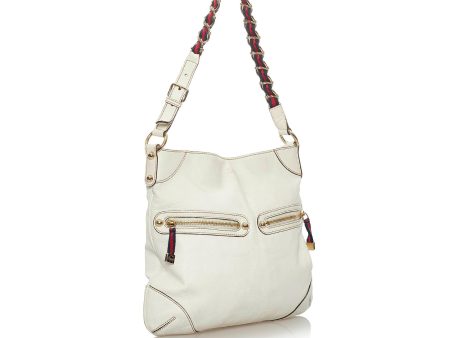 Gucci Capri Ranch Kid Leather Hobo Bag (28999) Hot on Sale