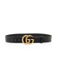 Gucci Distressed Leather GG Marmont Belt - Size 34   85 (22298) Online Sale