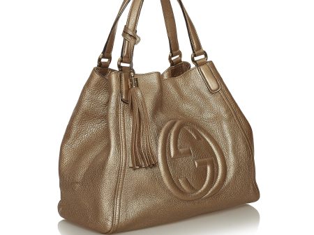 Gucci Soho Leather Tote Bag (29075) Hot on Sale