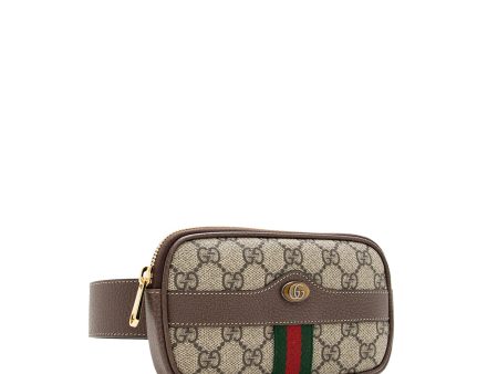 Gucci GG Supreme Ophidia Phone Case Belt Bag - Size 34   85 (SHF-19941) Online Hot Sale