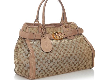 Gucci GG Canvas Running Tote Bag (30546) For Cheap