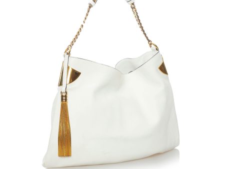 Gucci 1970 Leather Chain Hobo Bag (30869) on Sale