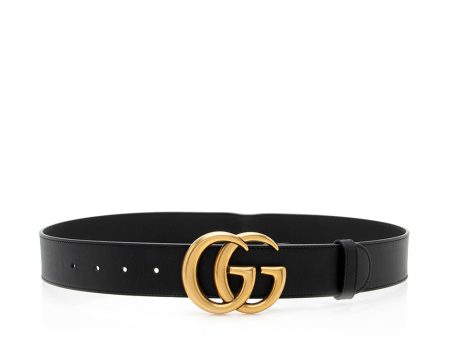 Gucci Leather GG Marmont Belt - Size 34   85 (SHF-19342) For Cheap