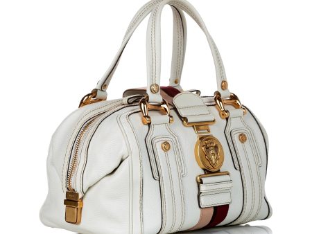 Gucci Aviatrix Leather Boston Bag (28798) For Sale