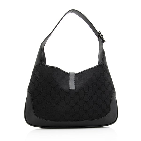 Gucci GG Canvas Jackie Hobo (SHF-20002) For Discount