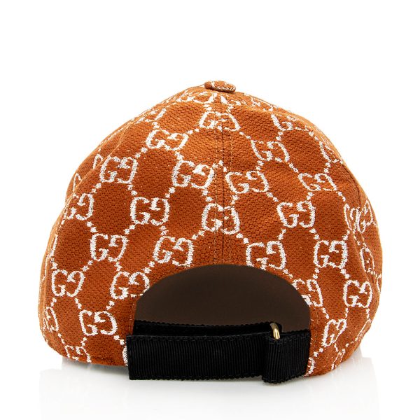 Gucci GG Canvas Lame Baseball Hat - Size XL (SHF-19082) For Cheap