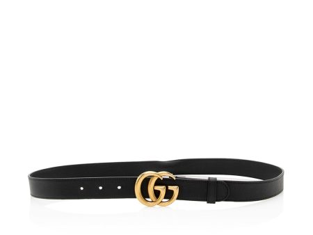 Gucci Leather GG Marmont Belt - Size 36   90 (21795) Discount