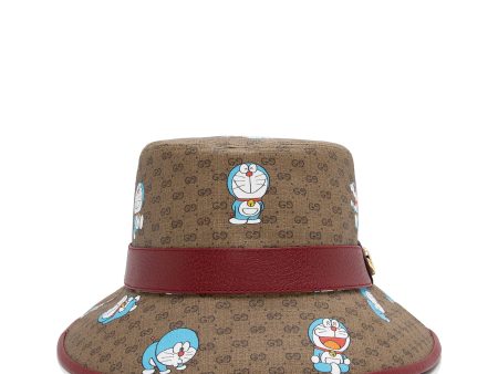 Gucci X Doraemon Micro GG Canvas Bucket Hat - Size M (SSQrP9) Cheap