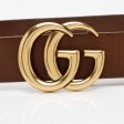 Gucci Distressed Leather GG Marmont Belt - Size 32   80 (SHF-RS9Llf) Online Hot Sale