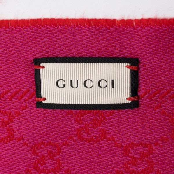 Gucci Wool GG Reversible Scarf (22569) Sale