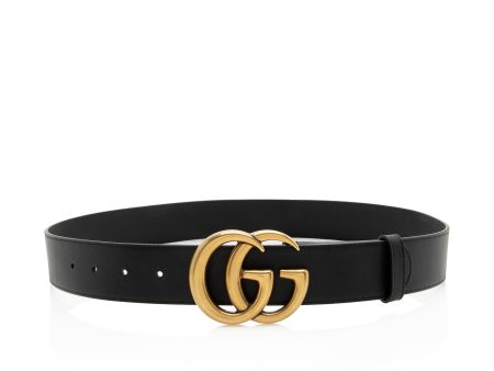 Gucci Leather GG Marmont Belt - Size 36   90 (22915) Online Hot Sale