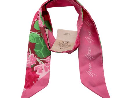 Gucci X Ken Scott Silk Floral Neck Bow Scarf (SHF-qFmd8g) Online now