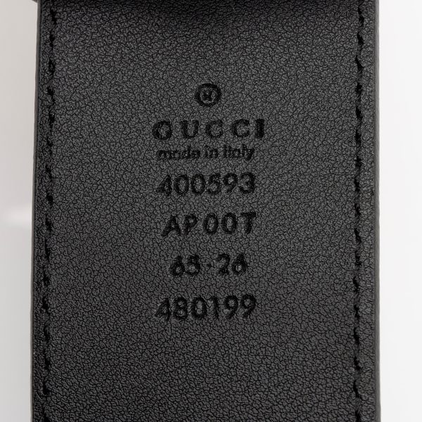 Gucci Leather GG Marmont Belt - Size 26   65 (SHF-Azi3Mr) Cheap